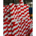 red and white pe barrier tape